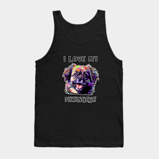 I Love My Pekingese Tank Top